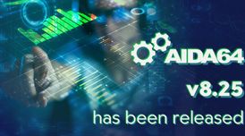 AIDA64 8.25 update: SensorPanel pinning, NVMe support, and new automation tools image