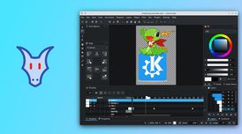 Glaxnimate 0.6.0 enhances KDE integration, timeline tools, bezier editing, and SVG export image