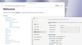 Typora 1.13 brings MathJax 4, Mermaid 11.12, improved search performance, and UI updates image