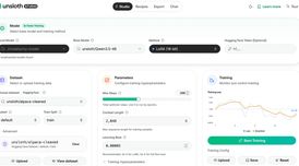 Unsloth Studio launches open-source no-code UI for local AI model training image