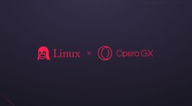 Opera GX gaming browser launches on Linux with gamer controls and customization options image