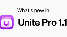 Unite Pro 1.1 updates with Tiny Apps, persistent tabs, and link forwarding image