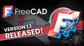 FreeCAD 1.1 adds three point lighting, Part Design previews, and major FEM upgrades image