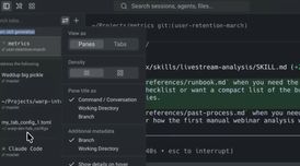Warp adds vertical tabs with status indicators and customization options image