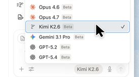 Kimi K2.6 model now available in Notion with open-weight support image