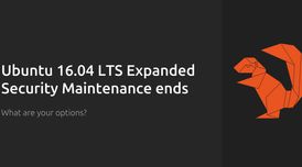 Ubuntu 16.04 LTS standard security support ends, Legacy add-on available image