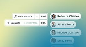 Ghost adds saved audience segments and faster member filtering image