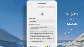 Manus adds Projects feature to mobile for flexible task management image