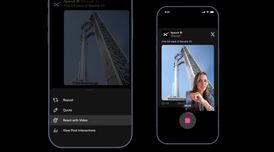 X launches 'React with Video' for reposts on iOS image