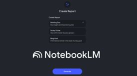 NotebookLM app adds briefing docs, study guides, and blog post reports image