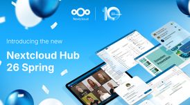 Nextcloud Hub 26 Spring launches with Euro-Office and AI updates on its 10th anniversary image