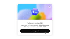 OpenAI lets users save Codex rate limit resets for later use image