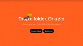 Cloudflare Drop enables instant website deployment via browser upload image