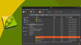 PeaZip 11.2 adds .ZIM archive support and improves drag-and-drop & keyboard shortcuts image