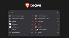 Brave Search now supports search bangs in suggestions and address bar image