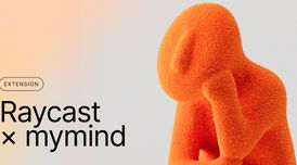 mymind Raycast extension enables library search, save, and file upload image
