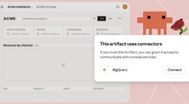 Claude Code Artifacts add MCP connector support for dynamic data image