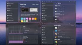 COSMIC Desktop 1.3 adds frosted glass style and GPU power monitoring image