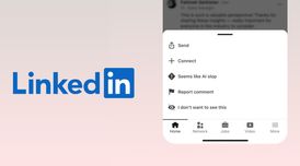 LinkedIn adds a “Seems like AI slop” button to report low-quality AI-generated content image