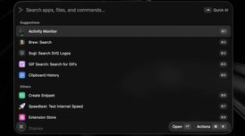 SuperCmd v2 launches with native Swift build and lower resource use image
