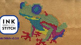 Ink/Stitch v3.3.0: Cross Stitch fill, improved lettering & satin column simplification image