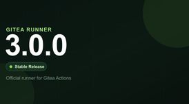 Gitea Runner 3.0.0 supports standard artifact and cache actions image
