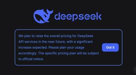 DeepSeek warns developers of a substantial hike to its API prices image