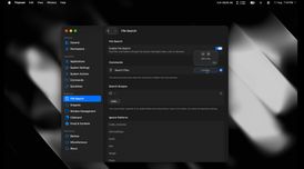 Tinycast 0.9.3 release introduces file search image