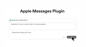 OpenAI launches a ChatGPT plugin for Apple Messages that can basically text on your behalf image