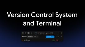 Antigravity 2.0 adds built-in Git VCS, branch tracking, and embedded terminal image