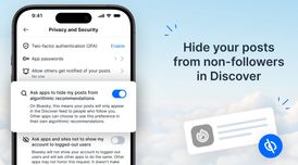 Bluesky adds Discover feed controls for follower-only posts image