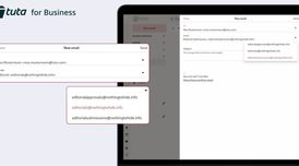 Tuta Mail shared mailboxes can now send from email aliases image