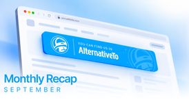AlternativeTo September Recap: New badges, hide apps by tag, revamped lists and more image