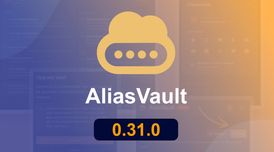 AliasVault 0.31 brings faster vault synchronization and vault sharing with family members image