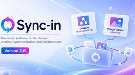 Sync-in 2.6 brings draw.io integration, a redesigned image viewer and unified search modes image