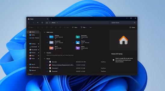 Microsoft is testing background preloading of the File Explorer to speed up Windows 11 image