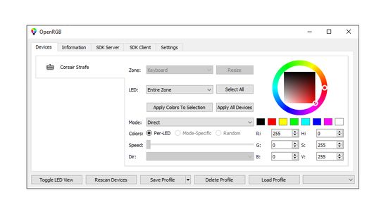 OpenRGB: Open source RGB lighting control that doesn't depend on ...
