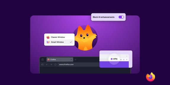 Firefox 149 will offer a free built-in VPN, split views, tab notes and optional AI windows image