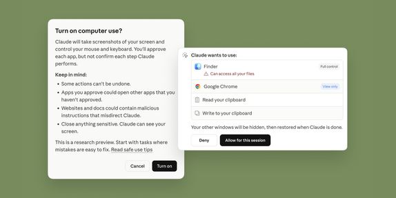 Claude can now control your computer to automate tasks and workflows in Cowork and Code image