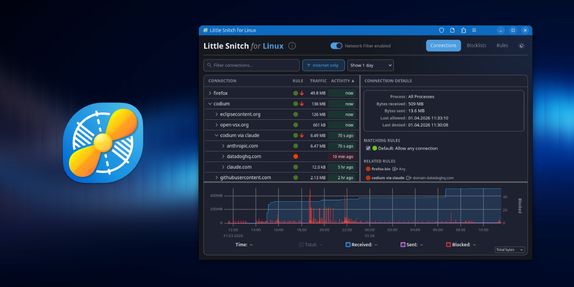 Little Snitch, the host-based application firewall for macOS, is coming to Linux, for free image