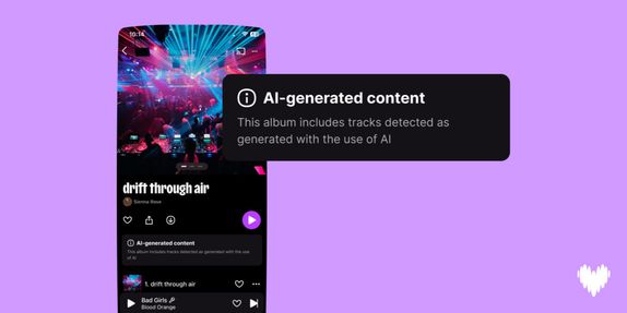 Deezer says 44% of daily uploads are AI-generated, but only represent ≈1-3% of streams image