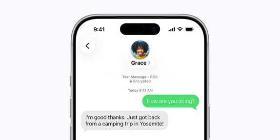 Apple has started rolling out end-to-end encrypted RCS messaging in iOS 26.5 in beta image