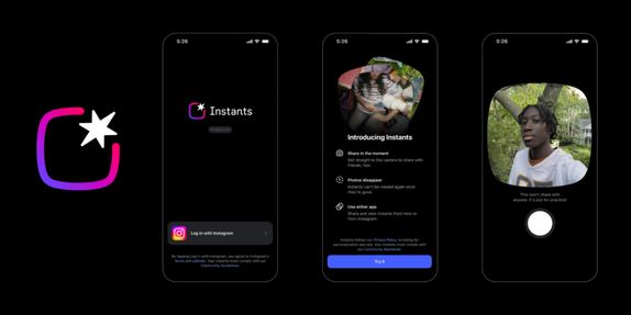 Instagram launches Instants, a new disappearing photo app to rival Snapchat and BeReal image