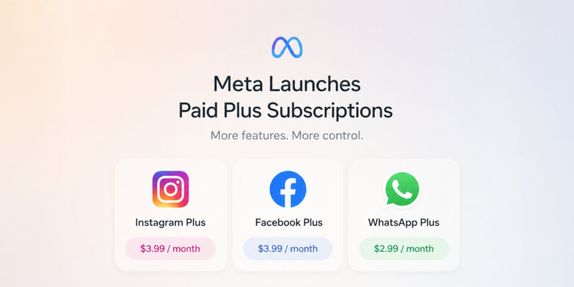Meta rolls out new paid subscriptions for Instagram, Facebook and WhatsApp image