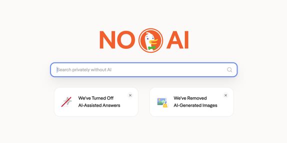 DuckDuckGo’s No AI search tool reports huge traffic growth as Google pushes AI results image