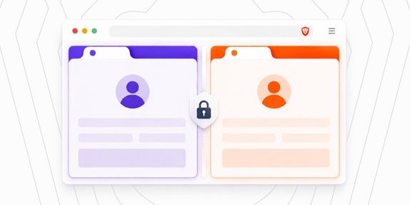 Brave now has working containers like Firefox for tab isolation and account separation image