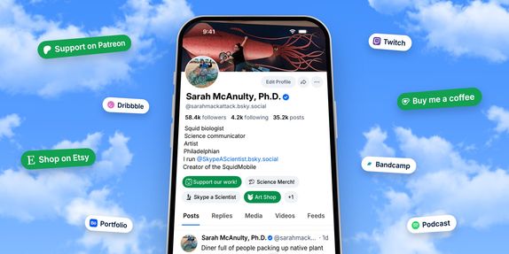 Bluesky launches highlighted profile links and iPad support to empower creators image