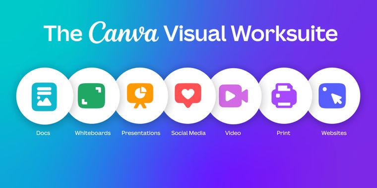 Canva unveils the Visual Worksuite application family to serve as an alternative to creative/office suites