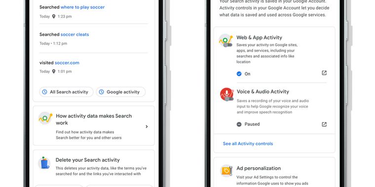 Google is allowing users to control data for the individual apps they use