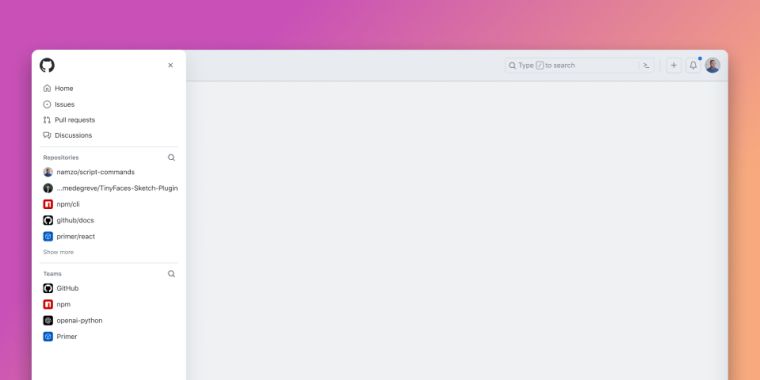 Explore the Exciting New Redesign of GitHub's Navigation System - Try it Now in Beta!